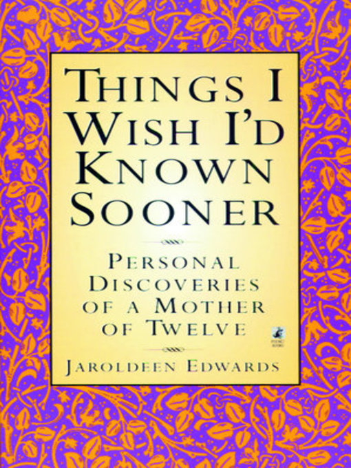 Cover image for Things I Wish I'd Known Sooner